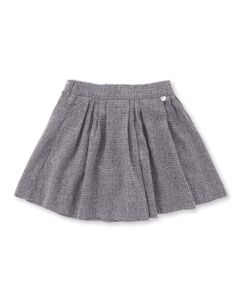 BeBe Petits Pois Vert / ベベ プチ ポワ ヴェール その他パンツ | ツイード風ランダムタックキュロットパンツ(95~150cm)