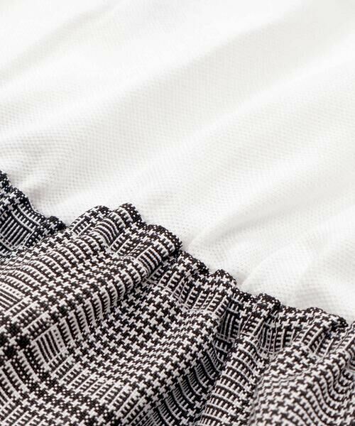 BeBe Petits Pois Vert / ベベ プチ ポワ ヴェール ロンパース | 【お揃い】カノコ＋千鳥格子ベビーロンパース(70~80cm) | 詳細10