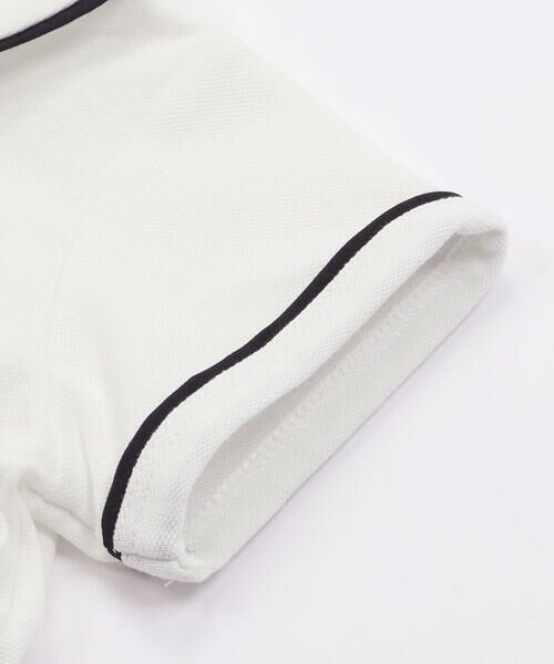 BeBe Petits Pois Vert / ベベ プチ ポワ ヴェール ロンパース | 【お揃い】カノコ＋千鳥格子ベビーロンパース(70~80cm) | 詳細6