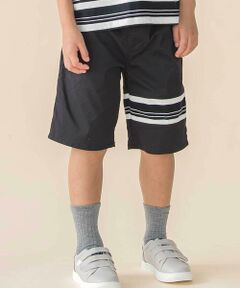 BeBe Petits Pois Vert / ベベ プチ ポワ ヴェール ショート・ハーフ・半端丈パンツ | ストレッチチノライン切替ハーフパンツ(95~160cm)