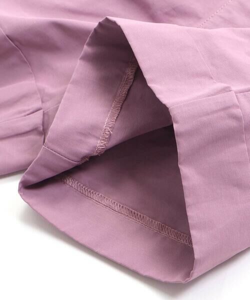 BeBe Petits Pois Vert / ベベ プチ ポワ ヴェール ミニ・ひざ丈スカート | 裾ダブルウエストバンドキュロットパンツ(95~160cm) | 詳細14