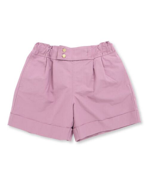 BeBe Petits Pois Vert / ベベ プチ ポワ ヴェール ミニ・ひざ丈スカート | 裾ダブルウエストバンドキュロットパンツ(95~160cm) | 詳細10