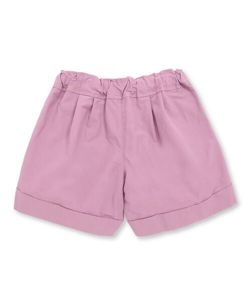 BeBe Petits Pois Vert / ベベ プチ ポワ ヴェール ミニ・ひざ丈スカート | 裾ダブルウエストバンドキュロットパンツ(95~160cm) | 詳細11