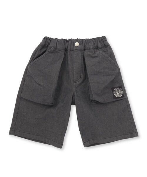 BeBe Petits Pois Vert / ベベ プチ ポワ ヴェール ショート・ハーフ・半端丈パンツ | ストレッチカラーデニムアウトポケットハーフパンツ(95~150cm) | 詳細12