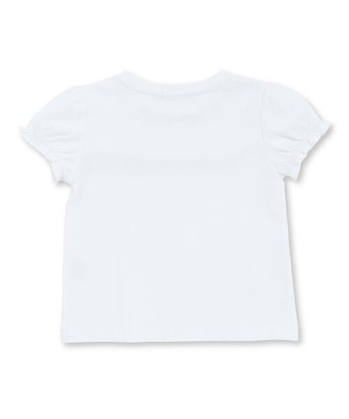 BeBe Petits Pois Vert / ベベ プチ ポワ ヴェール Tシャツ | パールラインパフスリーブ天竺Tシャツ(95~160cm) | 詳細5