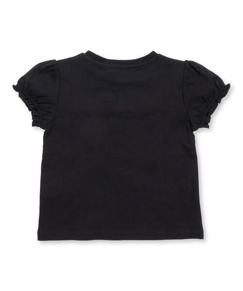 BeBe Petits Pois Vert / ベベ プチ ポワ ヴェール Tシャツ | パールラインパフスリーブ天竺Tシャツ(95~160cm) | 詳細12