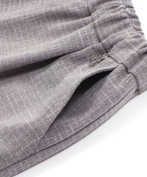 BeBe Petits Pois Vert / ベベ プチ ポワ ヴェール ミニ・ひざ丈スカート | 裾ダブルラインマリン風キュロットパンツ(95~160cm) | 詳細10