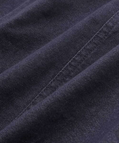 BeBe Petits Pois Vert / ベベ プチ ポワ ヴェール ミニ・ひざ丈スカート | センター切り替えワンポイント刺しゅうデニムキュロットパンツ(95~160cm) | 詳細13