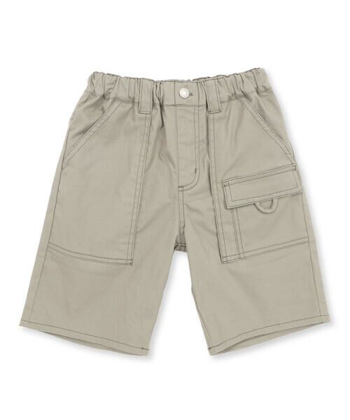 BeBe Petits Pois Vert / ベベ プチ ポワ ヴェール ショート・ハーフ・半端丈パンツ | チノストレッチアウトポケットミリタリーハーフパンツ(95~160cm) | 詳細8