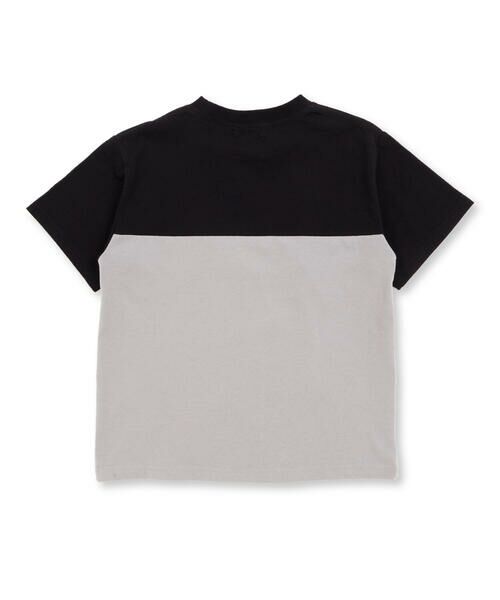 BeBe Petits Pois Vert / ベベ プチ ポワ ヴェール Tシャツ | 天竺バイカラーステッチテープポイント半袖Tシャツ(95~160cm) | 詳細5