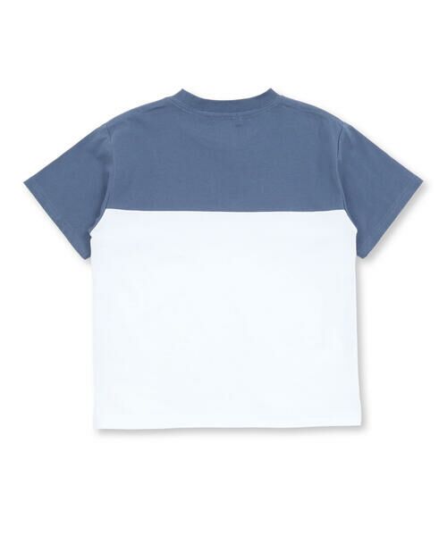 BeBe Petits Pois Vert / ベベ プチ ポワ ヴェール Tシャツ | 天竺バイカラーステッチテープポイント半袖Tシャツ(95~160cm) | 詳細10