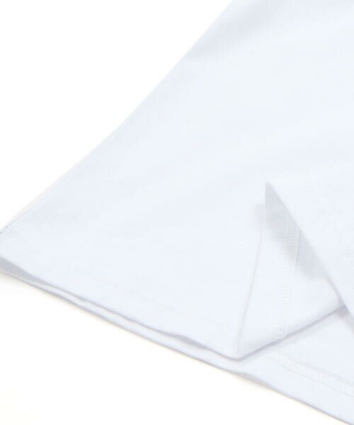 BeBe Petits Pois Vert / ベベ プチ ポワ ヴェール Tシャツ | 天竺バイカラーステッチテープポイント半袖Tシャツ(95~160cm) | 詳細14