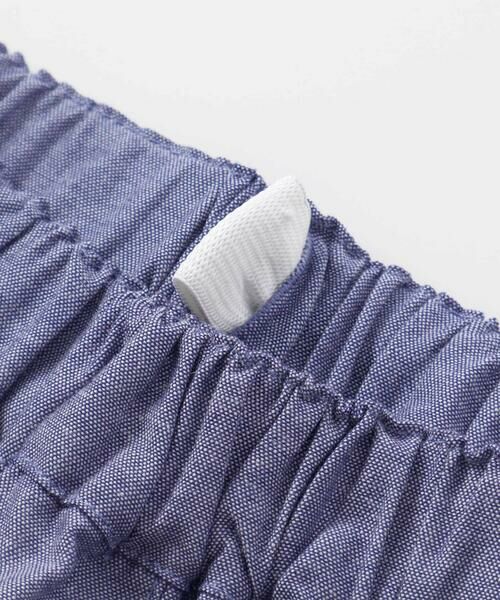 BeBe Petits Pois Vert / ベベ プチ ポワ ヴェール シャツ・ブラウス | 【店舗限定】カノコ+ダンガリー配色シャツ+ハーフパンツセット(95~150cm)<br> | 詳細25