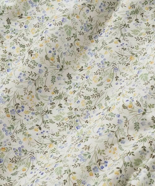 BeBe Petits Pois Vert / ベベ プチ ポワ ヴェール セットアップ | 【店舗限定】花柄スクエアフリルチュニック+ショートパンツセット(95~150cm)<br> | 詳細4