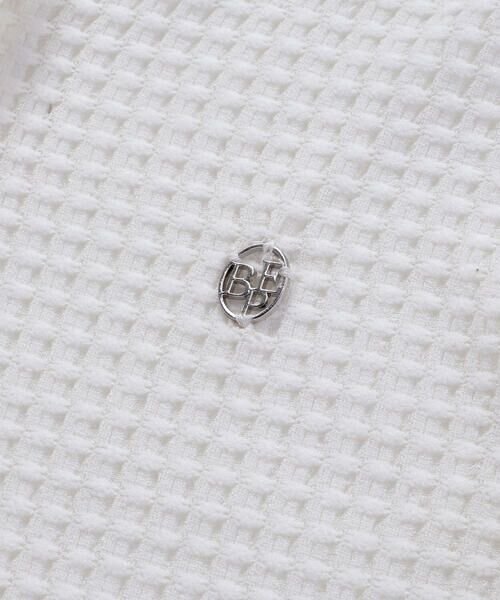 BeBe Petits Pois Vert / ベベ プチ ポワ ヴェール カーディガン・ボレロ | 【店舗限定】格子編みカットソーフリル半袖ボレロ(95~150cm)<br> | 詳細10