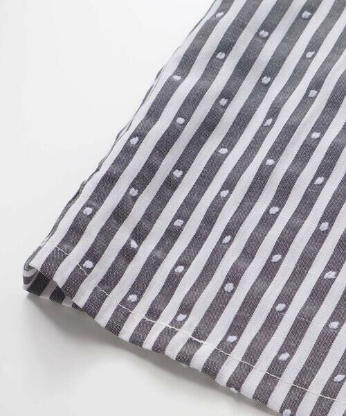 BeBe Petits Pois Vert / ベベ プチ ポワ ヴェール シャツ・ブラウス | 【店舗限定】ドビードットストライプノースリーブブラウス(95~150cm)<br> | 詳細13