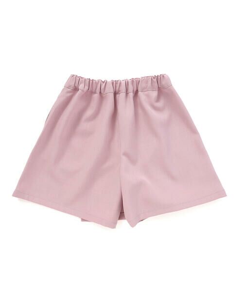 BeBe Petits Pois Vert / ベベ プチ ポワ ヴェール ショート・ハーフ・半端丈パンツ | 【店舗限定】ラップスカート風キュロットパンツ(95~150cm)<br> | 詳細2