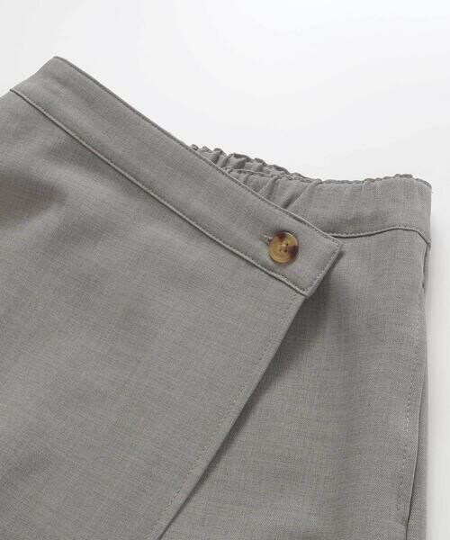 BeBe Petits Pois Vert / ベベ プチ ポワ ヴェール ショート・ハーフ・半端丈パンツ | 【店舗限定】ラップスカート風キュロットパンツ(95~150cm)<br> | 詳細10