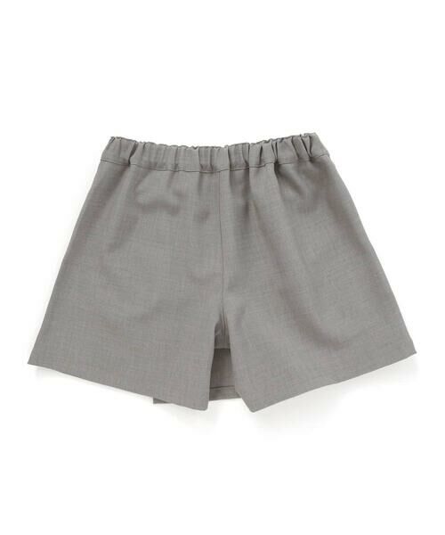 BeBe Petits Pois Vert / ベベ プチ ポワ ヴェール ショート・ハーフ・半端丈パンツ | 【店舗限定】ラップスカート風キュロットパンツ(95~150cm)<br> | 詳細9