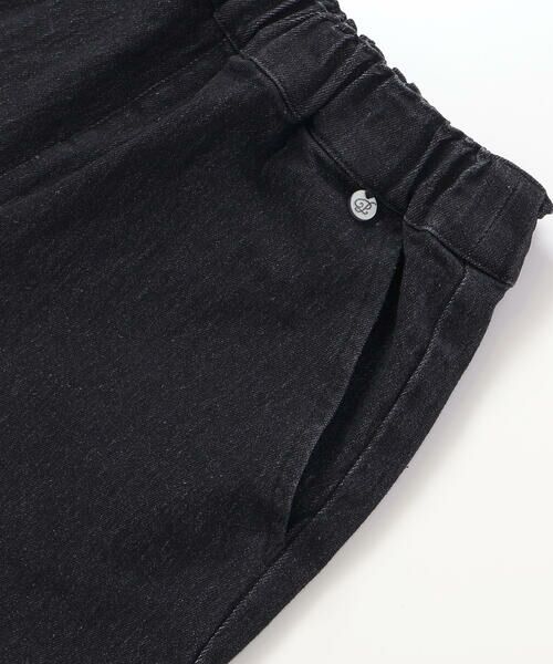 BeBe Petits Pois Vert / ベベ プチ ポワ ヴェール ショート・ハーフ・半端丈パンツ | 【店舗限定】裾ステッチリボンデニムショートパンツ(95~160cm) | 詳細8