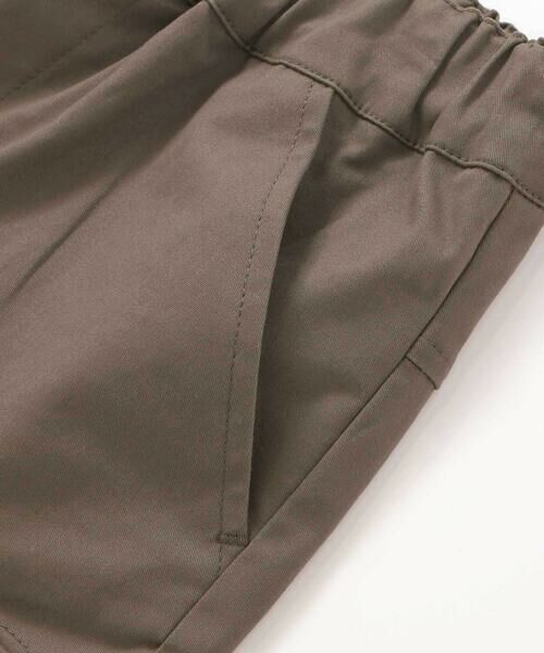 BeBe Petits Pois Vert / ベベ プチ ポワ ヴェール ショート・ハーフ・半端丈パンツ | 【店舗限定】バイカラーカーゴポケットハーフパンツ(95~150cm)<br> | 詳細13