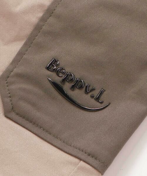 BeBe Petits Pois Vert / ベベ プチ ポワ ヴェール ショート・ハーフ・半端丈パンツ | 【店舗限定】バイカラーカーゴポケットハーフパンツ(95~150cm)<br> | 詳細15