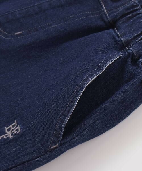 BeBe Petits Pois Vert / ベベ プチ ポワ ヴェール ショート・ハーフ・半端丈パンツ | 【店舗限定】ワンポイント刺しゅうデニムハーフパンツ(95~150cm)<br> | 詳細13