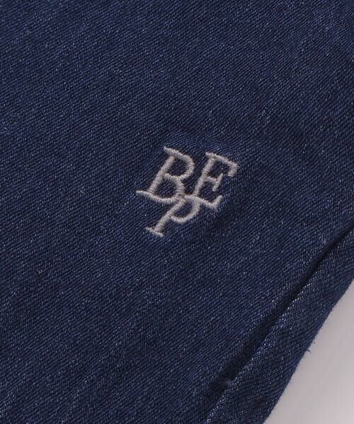 BeBe Petits Pois Vert / ベベ プチ ポワ ヴェール ショート・ハーフ・半端丈パンツ | 【店舗限定】ワンポイント刺しゅうデニムハーフパンツ(95~150cm)<br> | 詳細14