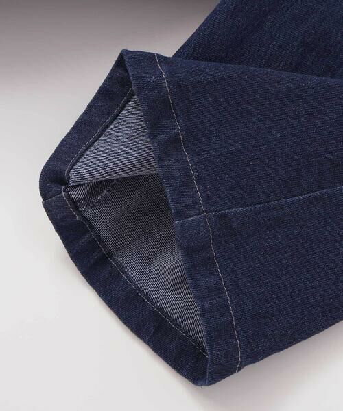 BeBe Petits Pois Vert / ベベ プチ ポワ ヴェール ショート・ハーフ・半端丈パンツ | 【店舗限定】ワンポイント刺しゅうデニムハーフパンツ(95~150cm)<br> | 詳細16