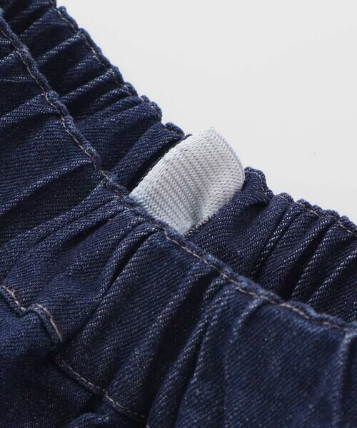 BeBe Petits Pois Vert / ベベ プチ ポワ ヴェール ショート・ハーフ・半端丈パンツ | 【店舗限定】ワンポイント刺しゅうデニムハーフパンツ(95~150cm)<br> | 詳細17