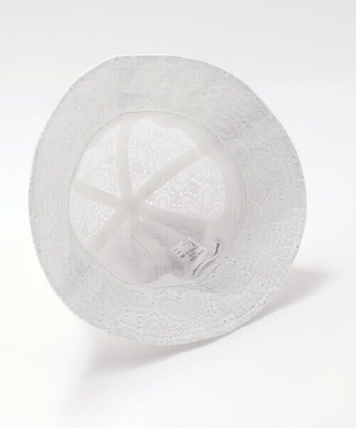 BeBe Petits Pois Vert / ベベ プチ ポワ ヴェール ハット | 【店舗限定】【お揃い】花綿レースハット(52~56cm) | 詳細4