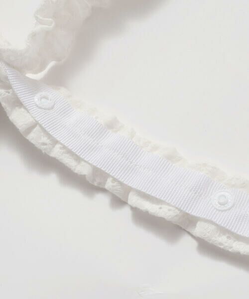 BeBe Petits Pois Vert / ベベ プチ ポワ ヴェール バッグ | 【店舗限定】【お揃い】花綿フリルレースバッグ | 詳細4