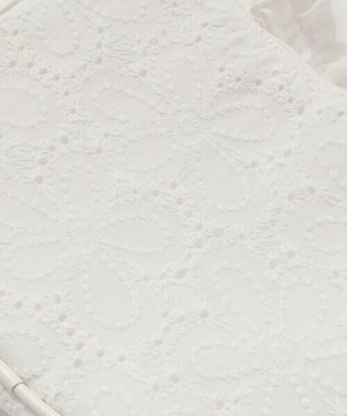 BeBe Petits Pois Vert / ベベ プチ ポワ ヴェール バッグ | 【店舗限定】【お揃い】花綿フリルレースバッグ | 詳細7