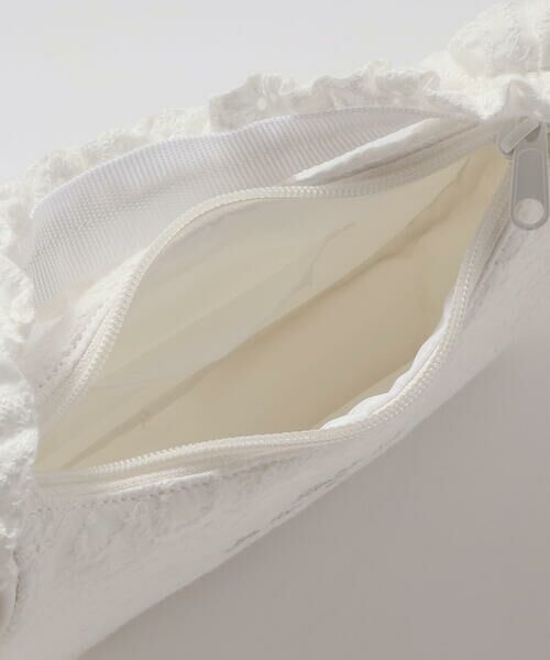 BeBe Petits Pois Vert / ベベ プチ ポワ ヴェール バッグ | 【店舗限定】【お揃い】花綿フリルレースバッグ | 詳細8