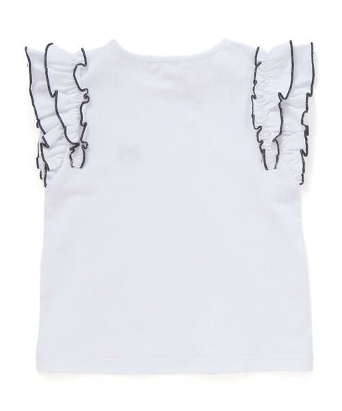 BeBe Petits Pois Vert / ベベ プチ ポワ ヴェール Tシャツ | 【店舗限定】フリルレイヤードノースリーブTシャツ(95~150cm) | 詳細6