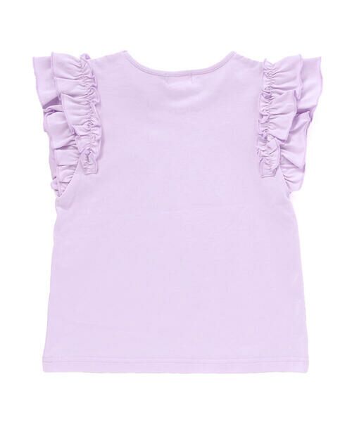 BeBe Petits Pois Vert / ベベ プチ ポワ ヴェール Tシャツ | 【店舗限定】フリルレイヤードノースリーブTシャツ(95~150cm) | 詳細8