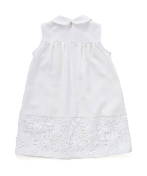 BeBe Petits Pois Vert / ベベ プチ ポワ ヴェール ミニ丈・ひざ丈ワンピース | 裾レース襟付きワンピース(95~150cm) | 詳細5