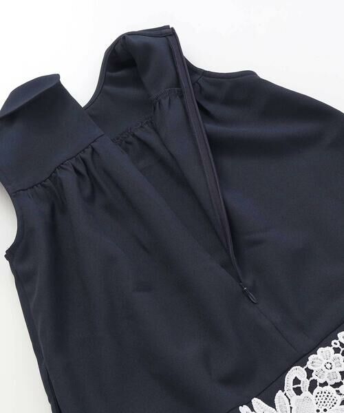 BeBe Petits Pois Vert / ベベ プチ ポワ ヴェール ミニ丈・ひざ丈ワンピース | 裾レース襟付きワンピース(95~150cm) | 詳細15