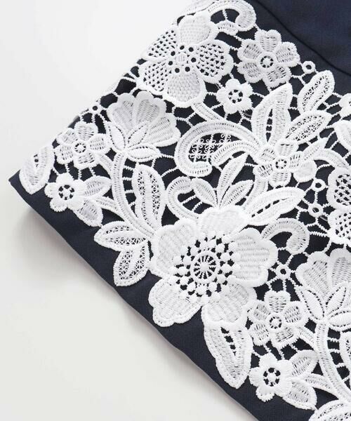 BeBe Petits Pois Vert / ベベ プチ ポワ ヴェール ミニ丈・ひざ丈ワンピース | 裾レース襟付きワンピース(95~150cm) | 詳細16