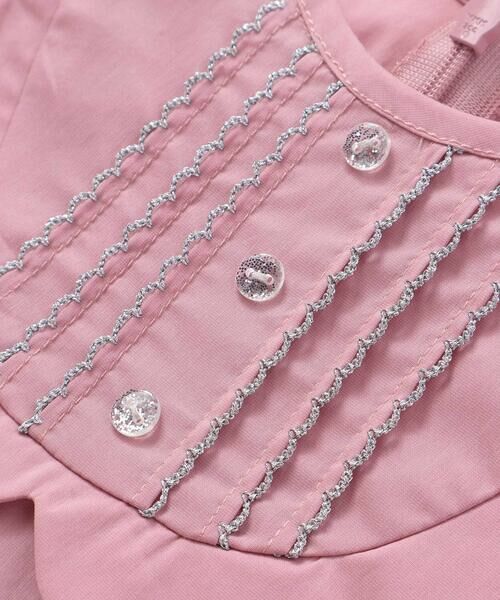 BeBe Petits Pois Vert / ベベ プチ ポワ ヴェール ミニ丈・ひざ丈ワンピース | スカラップポイントワンピース(95~150cm) | 詳細8
