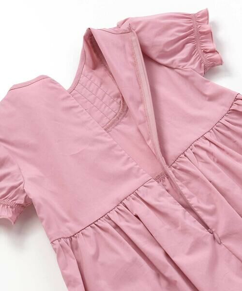 BeBe Petits Pois Vert / ベベ プチ ポワ ヴェール ミニ丈・ひざ丈ワンピース | スカラップポイントワンピース(95~150cm) | 詳細12