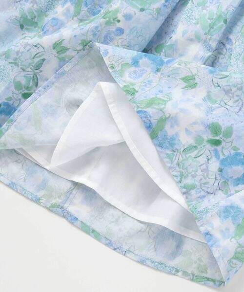 BeBe Petits Pois Vert / ベベ プチ ポワ ヴェール ミニ丈・ひざ丈ワンピース | 花柄スモッキングワンピース(95~150cm) | 詳細16