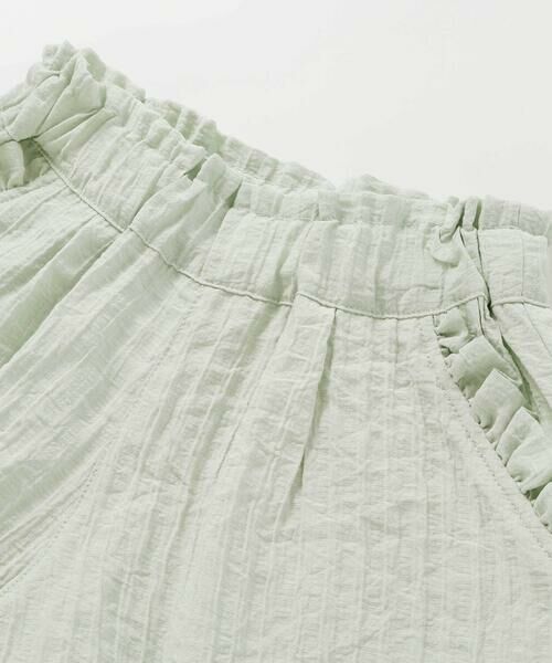 BeBe Petits Pois Vert / ベベ プチ ポワ ヴェール セットアップ | サッカーストライプリボンフリルセットアップ(95~150cm) | 詳細19