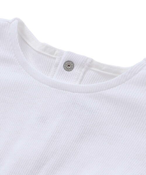 BeBe Petits Pois Vert / ベベ プチ ポワ ヴェール ミニ丈・ひざ丈ワンピース | 立体花レースノースリーブカーディガン+バルーンスカートワンピースセットベビー(80~90cm) | 詳細5