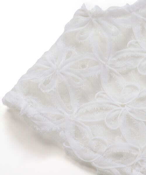 BeBe Petits Pois Vert / ベベ プチ ポワ ヴェール ミニ丈・ひざ丈ワンピース | 立体花レースノースリーブカーディガン+バルーンスカートワンピースセットベビー(80~90cm) | 詳細13