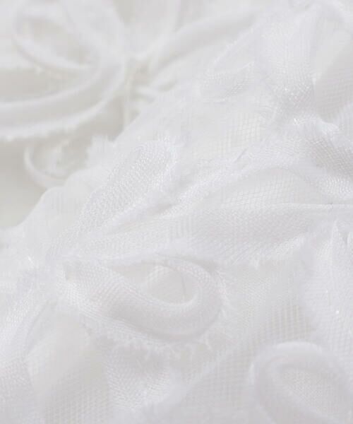 BeBe Petits Pois Vert / ベベ プチ ポワ ヴェール ミニ丈・ひざ丈ワンピース | 立体花レースノースリーブカーディガン+バルーンスカートワンピースセットベビー(80~90cm) | 詳細15