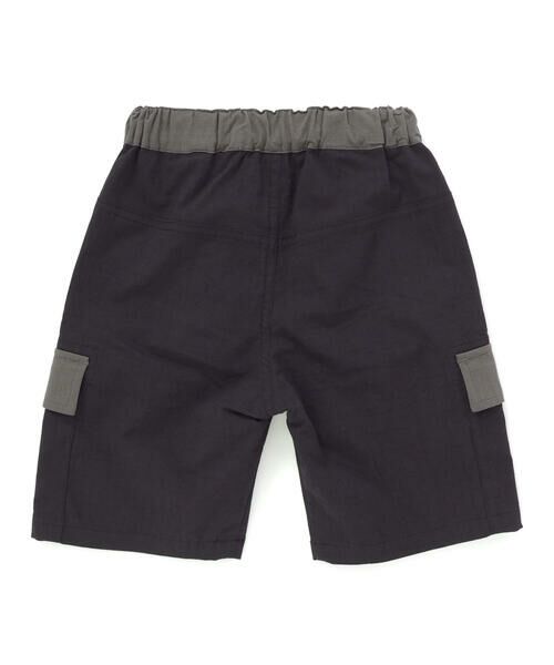 BeBe Petits Pois Vert / ベベ プチ ポワ ヴェール セットアップ | サガラワッペン半袖シャツ+ハーフパンツセットアップ(95~150cm) | 詳細7