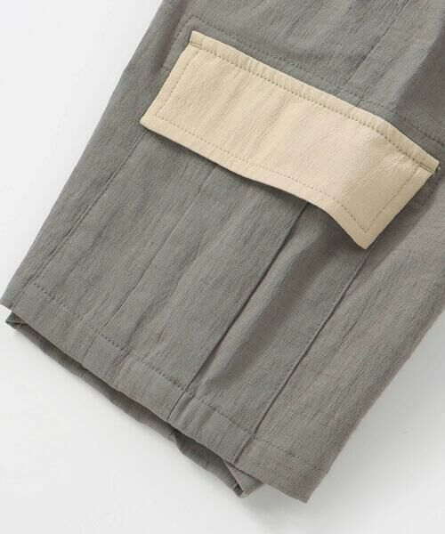 BeBe Petits Pois Vert / ベベ プチ ポワ ヴェール セットアップ | サガラワッペン半袖シャツ+ハーフパンツセットアップ(95~150cm) | 詳細20