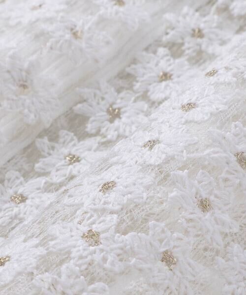 BeBe Petits Pois Vert / ベベ プチ ポワ ヴェール カーディガン・ボレロ | オーガンジー小花カーディガン(95~160cm) | 詳細11