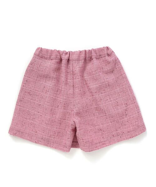 BeBe Petits Pois Vert / ベベ プチ ポワ ヴェール ショート・ハーフ・半端丈パンツ | カラフルツイードキュロット(95~150cm) | 詳細5